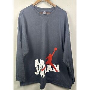 Nike Air Jordan Shirt Men’s 3X Black Red Jumpman Basketball Retro Street Y2K